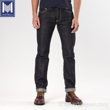 Jean slim lourd de 22oz Selvedge 22oz 22 oz